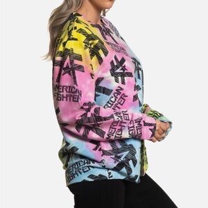 NWT American Fighter Buckle Fleece Crewneck